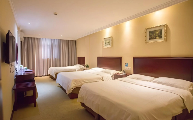 GreenTree Inn Jining Jiaxiang County Jianshe South Road Express Hotel – Guest Rooms – Jining