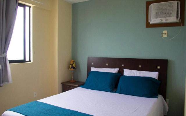 Conforto e melhor vista - 100 metros da praia