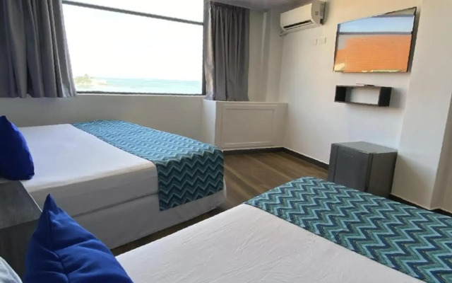 Hotel On Vacation Blue Tone