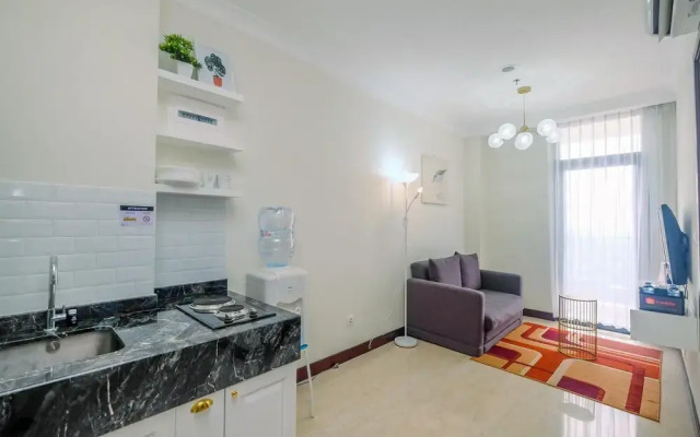 Comfy 1BR with City View at Permata Hijau Suites Apartment