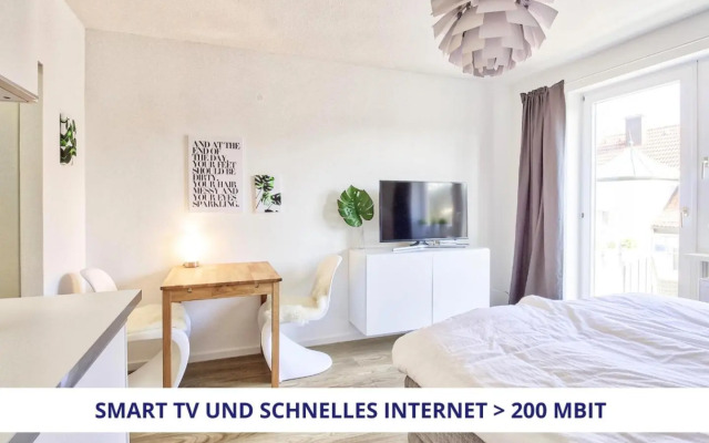 Apartment Wahnfried No2 - citynah wohnen mit Küche, Duschbad und Balkon