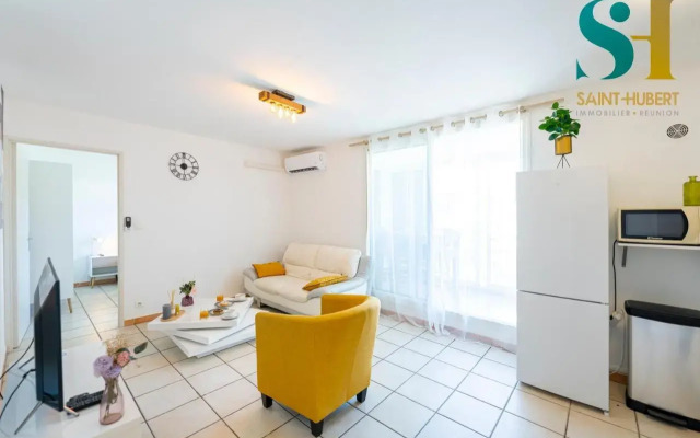 "Le Cosy", 2 chambres, Centre-ville de Saint-Denis