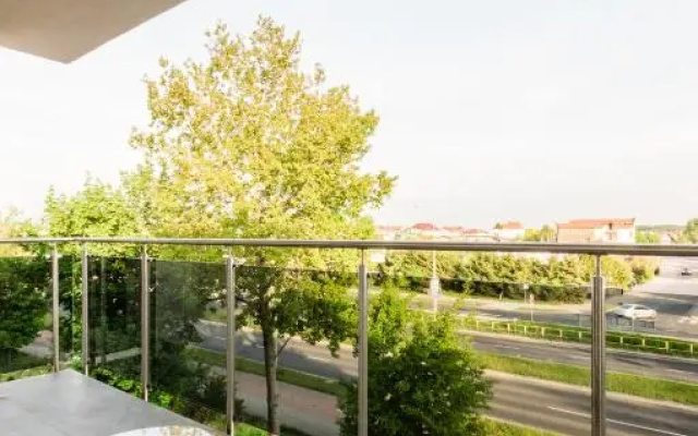 Sielska Apartament z balkonem przy plaży Ukiel