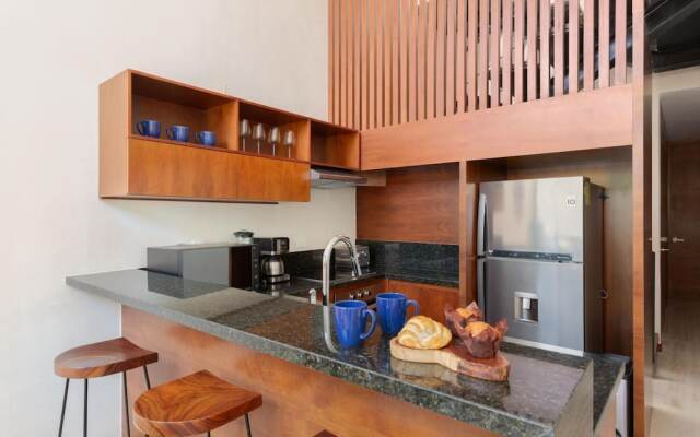 Luxury 2BR Apartment Aldea Zama Private Rooftop Plunge Pool 24 7 Security in a Gated Community