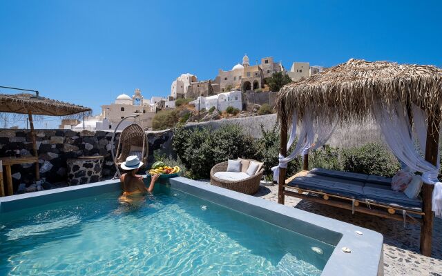 Rock Villas - Emporio | Pool, Jacuzzi, Castle View