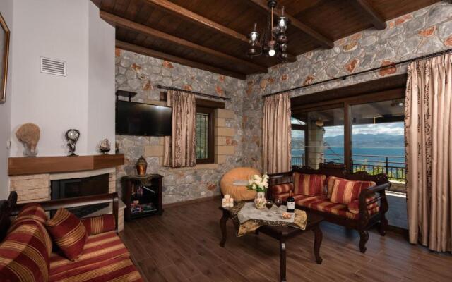 Sunset traditional house