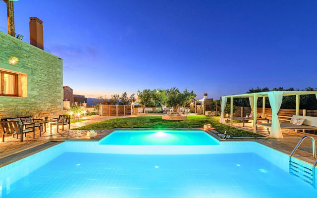 Cretan Sunrise Villa with Heated Pool