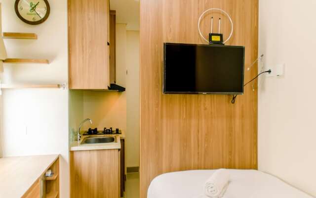Homey And Compact Studio Apartment At B Residence
