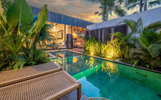 Rustic Interior Design, Private Villa, 3 BR, Umalas With Staff