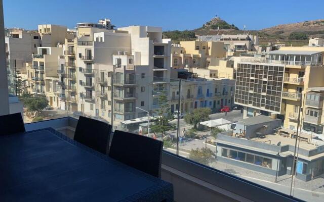 Beautiful, sea view 2 bedrooms apartment, Marsalforn, Gozo