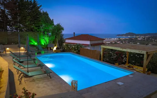 Zante Luxury Seaview Villa With Private Pool
