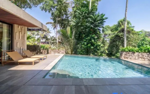 Happiness X3 - Tropical 3BR Hideaway with Huge Pool – Pool – Ubud