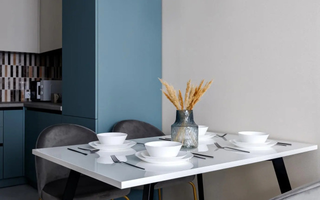 Стильная квартира с качелями в ЖК Самолет