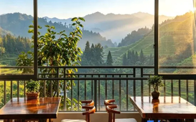 Bishui Jinju |  Destination • Village Panoramic Resort Hotel (Longji Terraced) – Outside – Guilin