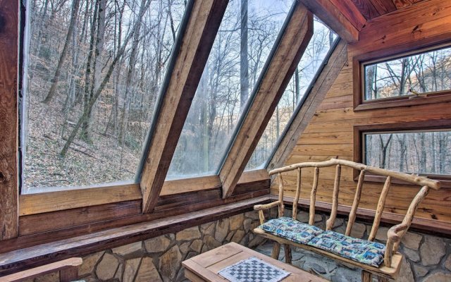 Creekside Cabin w/ Deck by Hiking Trails & Fishing