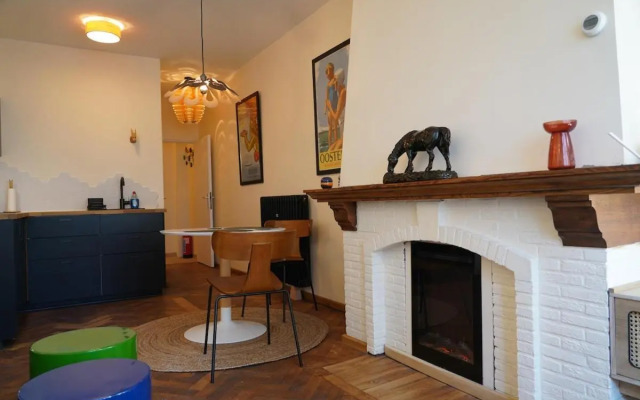 Apt in center of Ostende 20min from Bruges