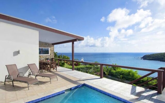 Villa with 3 Bedrooms in Sint Maarten, with Wonderful Sea View, Private Pool, Terrace - 200 M From the Beach