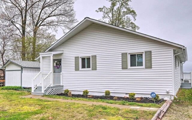 Waterfront Cottage w/ Private Beach + Deck!