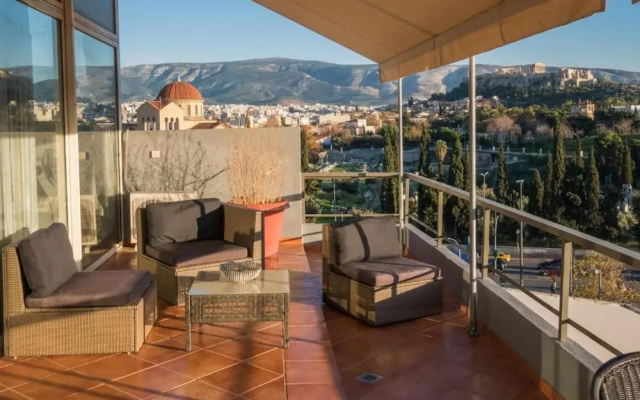 Virgo - Loft With Spectacular View to Acropolis