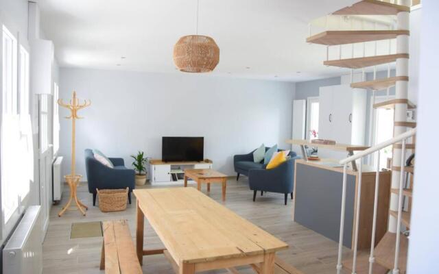 Maison au bord de la plage