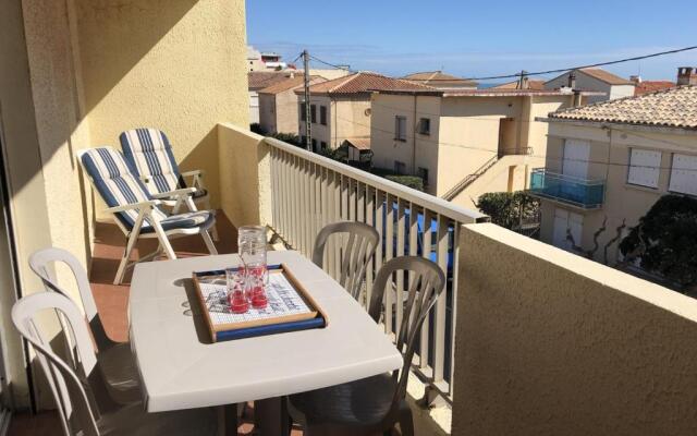 ROC 7 NARBONNE-PLAGE: Appartement studio cabine vue mer