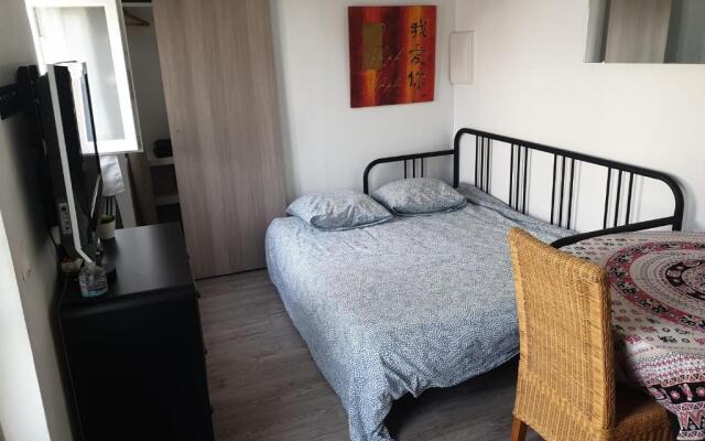 Studio quartier marais, terrasse rez de chaussée, jardin accessible, netflix