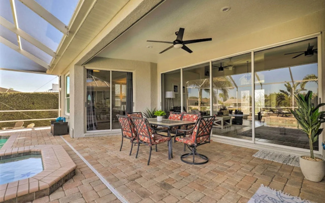 Heated Pool/spa & Dock: Apollo Beach Home on Canal