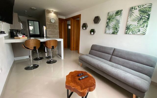 Apt 2 BR1BT cerca de zona centro