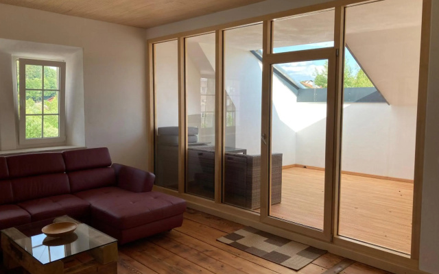 Ferienwohnung Bahnhof Regen mit Wellness
