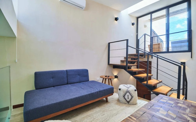 Luxury Penthouse in Aldea Zama, private pool and rooftop, 24 7 security in a gated community