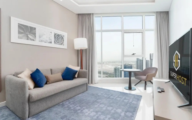 Homey 1 BR with Canal View l Business Bay - Hotel in ดูไบ - Photo 4
