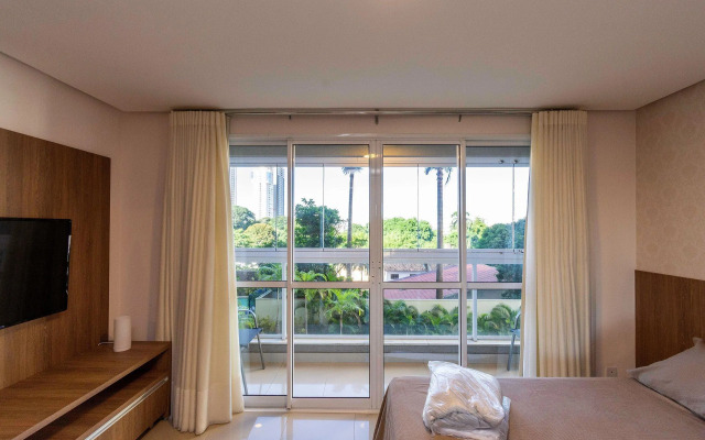 Studio Aconchegante com vista para Piscina. Edifício The Expression - Setor Bueno - TH206