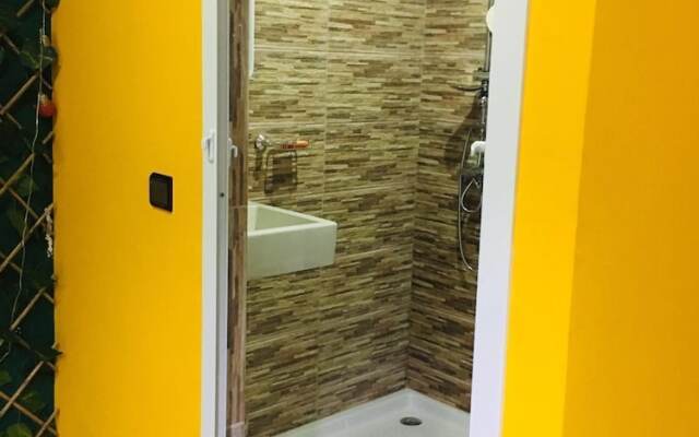 Blue And White House