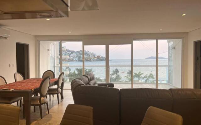 Hermoso apartamento con Vista Mar y Alberca en Aca