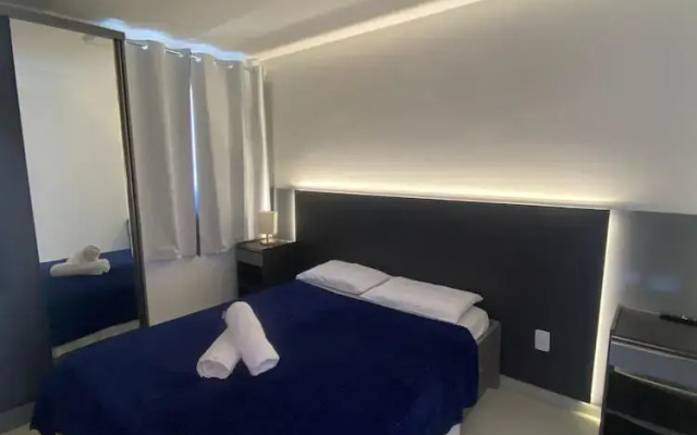 Flat vista Piscina e Lagoa 203c Bela bLP