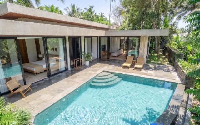 Happiness X3 - Tropical 3BR Hideaway with Huge Pool – Pool – Ubud