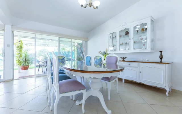 New house with pool and grill area