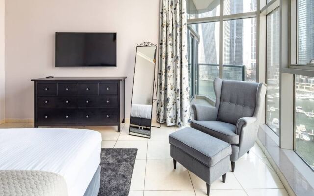 Modern + Premium 2BR With Full Dubai Marina Views!