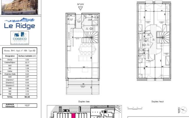 Appartement Les Arcs 1600, 5 pièces, 11 personnes - FR-1-461A-2