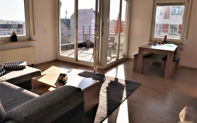 Exklusive Wohnung mit Dachterrasse in Schleußig