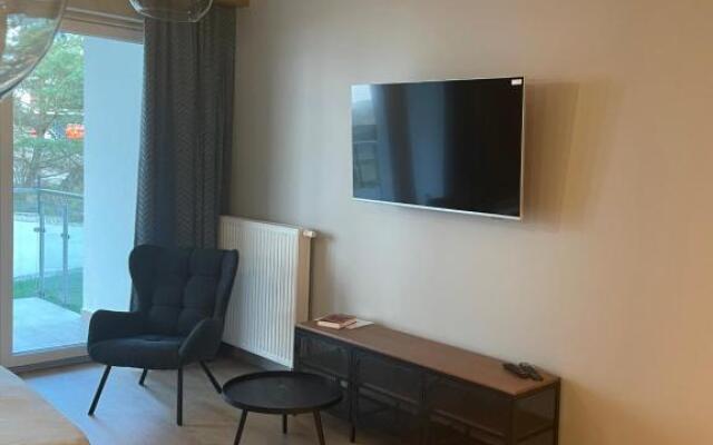 Leonardo 2 z prywatną plażą nad jeziorem Ukiel