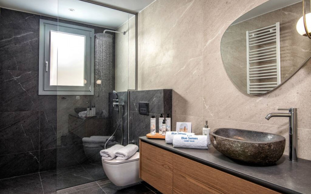 Blue Senses Villas Next to the Beach Heated Pool