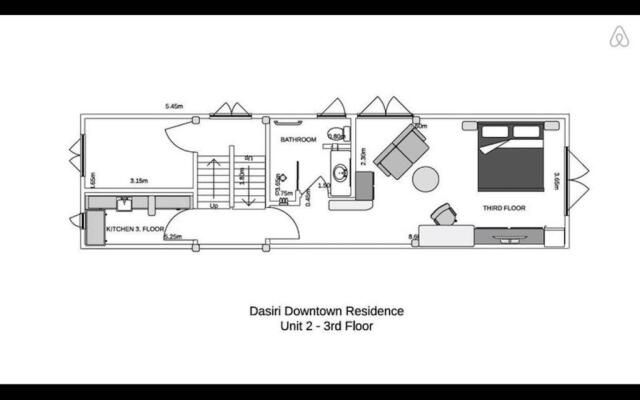 Fabulous Second Floor Apartment Dasiri Downtown Residence