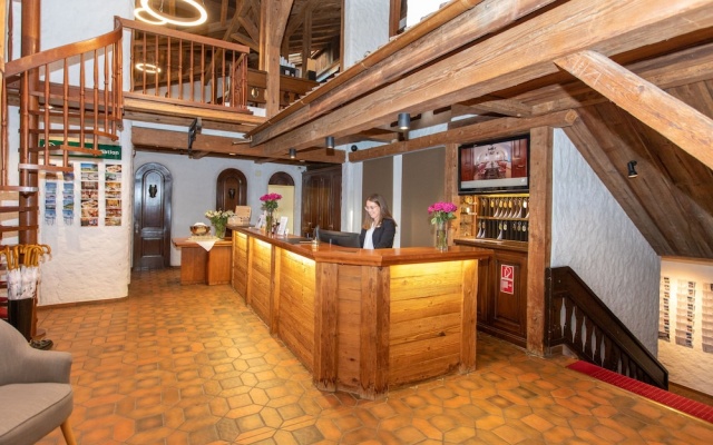Swiss-Chalet Merlischachen - Historik Chalet-Hotel Lodge – Lobby – Kuessnacht