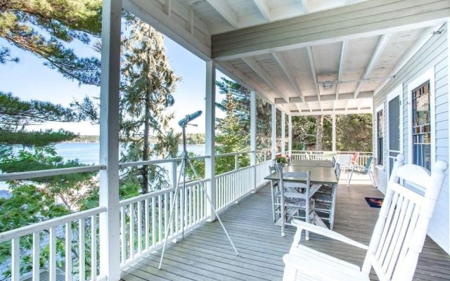 East Boothbay Oceanfront Home by RedAwning