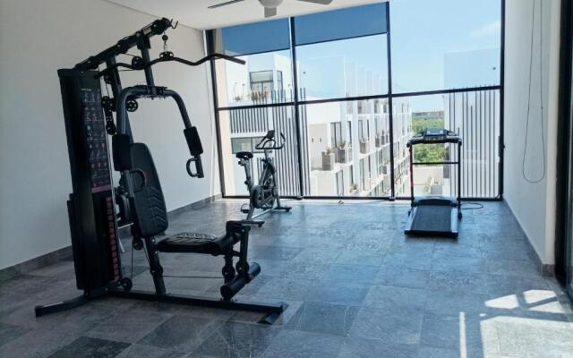 intimate apartment 1BR Tulum w/Pool & GYM ML