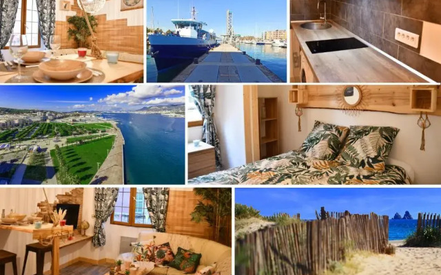 Le Cabanon H24,Atypique,Cosy,Port,Plage,Wifi,Netflix