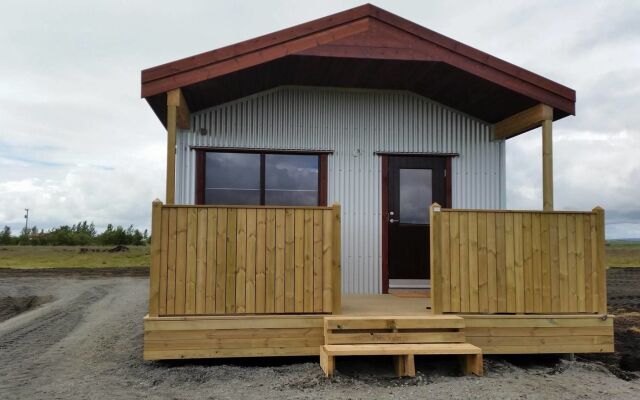 Hekla Cabin 1 Volcano and Glacier View