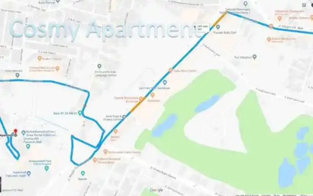 Studio Room at Cosmy Orchard Apartment