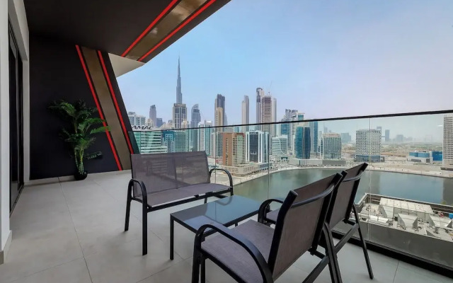 Binghatti Canal 1BR with view on Marina
